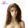 Remy Queen 30 Light Auburn Body Wave Spets Front Wig With Stretch Spets Back Swiss Spets 100 Human Hair 130 Medium Density Factory3915505430