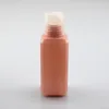 100pcs 50ml 흰색 분홍색 녹색 파란색 명확한 플라스틱 병 디스크 위쪽 모자, 로션 컨테이너 BPA 무료 리필 되나요 액체 비누 병 광장