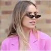 サングラス2018 New Style Cat Eye Sunglasses女性小さな三角眼鏡ヴィンテージスタイリッシュなキャットアイサングラス女性UV400アイウェア