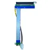 PCI-E 1X Slot Riser Express 1x till 16x Extender Extension Ribbon Flex Cable PCI-Express-bly 19cm