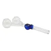 slingshot glass pipes 6.1"*0.43" Curved Glass Oil Burners Pipes Colored Balancer glass Water Pipe pipes