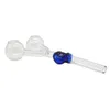 Slingshot Glasleidingen 6.1 "* 0.43" Gebogen glazen oliebranders buizen Gekleurde balancer glas water pijpleidingen