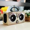 20W Speaker Portable Wooden Bluetooth Speakers Dancing Loudspeaker Outdoor Wireless Stereo Super Bass Subwooofer With FM Radio Handle