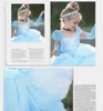 nouveau gir haute qualité princesse cendrillon 3 pièces ensembles robe d'été fille cosplay prix robe de soirée sleevelet bandeau bateau libre