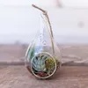 Teardrop Glass Hanging Plant Terrarium Clear Glass balls Container Glass Candle Holder for Home Decoration Wedding Decoration