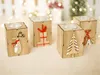 Christmas Wood Candle Holder Candlestick Table Lamp For Tea Light Decoration