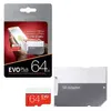 Class 10 Black EVO PLUS 95MBs 64GB 128GB 256GB Flash Memory TF Card for Galaxy S3 S4 S5 Note Mini Tab Tablet DHL 9241134