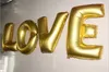 90 cm ogromny złoty srebrny alfabet helu folia aluminiowa balon 26 liter ślub świąteczny urodziny dziecko pokazane przyjęcie dekoracji
