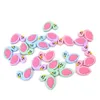 Mini Silione Flamingo Perles De Dentition Bébé Sucette Chaîne Perles Soothers DIY Nursing Collier Pendentif Matériel 4 Couleurs