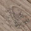 100pcs/lot 6*3mm pin Bead Caps Silver Color End Crimp Caps for Beads DIY Jewelry Findings Making