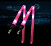 LED Light Up Lanyard Key Chain ID Keys Holder 3 Modes Flashing Hanging Rope 7 Colors Party Supplies SN1575