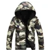 Kamuflaj Kış Aşağı Ceket Palto Erkekler Hood Ile 2018 Mens Doudoune Homme Hiver Marque L18101103