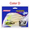 New Realistic Artificial Fish Soft Worms Bait 7colors 10cm 5.8g Silicon Rubber Freshwater Shad fishing lure 10pc/lot