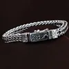 100% 925 Silber Armband Anker Breite 8mm Klassische Draht-Kabel Gliederkette S925 Thai Silber Armbänder für Frauen Männer Schmuck Y1891709