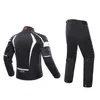 Duhan Men Motorcykeljacka byxor andas racing jacka moto kombinationer ridkläder set D-063086