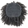 100% brasilianskt klipp i humant hästsvans hårförlängningar Kinky Curly Drawstring Ponytail Afro Puffs Virgin Curly Ponytails 120g