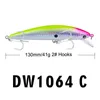 New Deep Diving Trout bass fishing lure 6colors 13cm 41g Nuoto realistico Minnow esche artificiali Esche da pesca