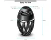 Potable A1 LED Flame Atmosphere Bluetooth Speaker Wireless Bluetooth Stereo Speaker Subwoofer For iphone X Samsung MP3 Free DHL