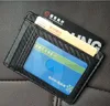 Pince à billets en cuir véritable avec poche avant, portefeuille minimaliste mince fabriqué avec un puissant blocage RFID 267Z