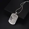 TO MY Daughter Stainless Steel Necklace Engrave Name Love Dad ID Tag Necklaces Customized Logo Family Jewelry