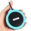 Haut-parleur Bluetooth étanche Douche extérieure C6 Voiture sans fil Portable Subwoofer Haut-parleur Sound Box Ventouse avec emballage de vente au détail