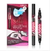 Yanqina surligneur maquillage Eyeliner liquide noir + crayon à sourcils 2 en 1 maquillage Maquiagem 3 couleurs