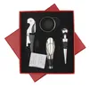 20 ensemble/lot nouveauté haute qualité 4 pièces outils à vin ensembles ouvre-bouteille bouchon à vin en acier inoxydable vin accessoire Kit cadeaux SN550