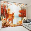 3d living room curtains