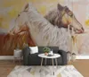 Custom Photo Wallpaper Aquarel Muur Muurschilderingen voor Woonkamer Slaapkamer Moderne KTV Office Hotel TV Wallpaper Painting