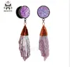 new arrival fashion ear plug tunnel body jewelry gold stainless steel dangle piercing ear gauges expander pair selling