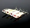 12PCs bladmetall VIB Fiske Lures Bete 5,5cm 11g 8 # Krokar Sinkande metallsked Fiske Lures (VIB009) Gratis frakt