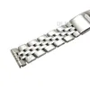 Watchband 22mm 24mm Men Full Polished Solid Stainless Steel Watch Band Strap Folding Safety Buckle Bracelet Accessories For SUPEROCEAN4766198