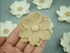 DIY Craft Handmade Jute Hessian Burlap Flowers Shabby Chic Vintage Rustic Wedding Centerpieces Party Favor Supplies