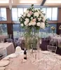 NOUVEAU Style Talk Mariage Crystal Crystal Crystal Columpille de mariage Colonnes de mariage pour la décoration de table Arrangements floraux