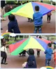 Children Kids Play Parachute Rainbow Umbrella Parachute Toy Outdoor Game Exercise Sport Toyg outerdoor Activity Toy 2M/3M/3.6M/4M/5M/6M