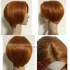 Feng Zhong Piao Pixie coupe courte chaude nouvelle élégante Blonde droite dames mode Sexy fête Cosplay synthétique cheveux perruques/perruque