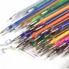 2018 новый 36 Цветов Набор Flash Ballpint GEL Pen Highlight Refill Color Full Shinning Refill Painting Pen Freeshiping