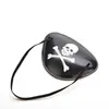 Skull Pirate Eye Patch Plastic Monocular Pirate Eye Patch Cos and Performance Show Holiday Decoration 4 Styles Fancy Dress Eye Mas3219162