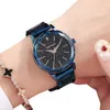 Sanda Starry Sky Quartz Watch Män Kvinnor Unisex Fashion Klockor med snygg stålkedja Watchband Casual Armbandsur San0
