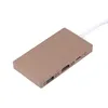 Freeshipping Nuovo USB 3.1 Type-C turn 4K H-DM-I USB 3.0 HUB USB-C Hub Ricarica cavo adattatore per lettore S-DCard