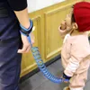 1.5M 2M 2.5M moda bambino bambino bambini anti perso braccialetto collegamento al polso imbracatura di sicurezza cinghia guinzaglio con connettore in metallo gratuito