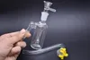 1pcs Catcher di cenere di vetro 14mm Mini Bong di vetro Ash Catchers Pyrex trasparente Bubbler Ashcatcher con adattatore j-hook e ciotola di tabacco e clip