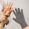 Par de guantes de compresión antideslizantes para terapia de artritis ciclismo escalada