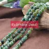 NB0012 Natural Moss Agates Beads Wholesale DIY Bracelet Beads Trendy Quantity Loose Stone 8 mm Round Beads for Make Jewelry