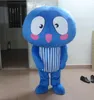 Blue Mushroom Mascot Kostymer Animerad Tema Mushroom Baby Fungus Cosaly Cartoon Mascot Character Halloween Carnival Party Costume