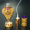 50 ML Büyük Parfüm Sprey Şişesi Vintage Arap Tarzı Cam Parfüm Şişesi Antiqued Retro Hollow Çiçek Alaşım Şişe Düğün Zanaat Hediye
