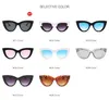 New Cat Eye Women Sunglasses Tinted Color Lens Men Vintage Shaped Sun Glasses Female Eyewear Blue Sunglasses Brand Designer256Y