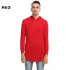 Hot Sell Topy Tees Hooded Z Długim Rękawem Wiosna Summer Men's T-Shirt Hip Hop Round Neck Men Casual Pullover Tops T-shirt