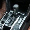 Refit For Honda Civic 2016 2017 ABS Carbon Fiber Style Gear Box Panel Cover Trim