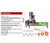 Frete grátis para uso comercial 110v 220v elétrico automático fabricante de rosquinhas máquina de donuts fritadeira